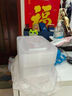 特美居一次性饭盒圆形透明塑料快餐盒加厚带盖打包盒餐具20套装1000型 实拍图