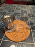 北鼎（Buydeem）茶水分离玻璃杯 办公泡茶器具过滤杯 高硼硅泡茶杯 CD1001灰羽色 实拍图