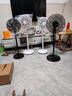 美的（Midea）【品质推荐】七叶轻音柔风电风扇/家用省电落地扇/台式电扇/广角摇头节能宿舍小型风扇 SAE35CA 实拍图