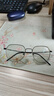普莱斯（pulais）防蓝光防辐射近视眼镜框钛架男眼睛女平光可配有度数变色片5312 黑色（送0度防蓝光镜片） 纯钛款 实拍图