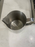 CLITON 咖啡拉花杯尖嘴拉花缸加厚304不锈钢打奶泡杯 带刻度350ML拉花杯 实拍图