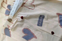 婧麒月子服春夏哺乳产后孕妇睡衣喂奶家居服套装夏季薄款带胸垫 米色爱心/四季款180g 2XL 实拍图