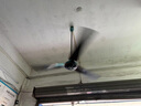 奥克斯（AUX）吊扇家用电风扇客厅楼顶扇大风力吊风扇静音吸顶扇工业风扇工业黑色大吊扇纯黑 60寸三叶机械款（1.5米直径） 实拍图