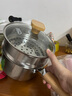 爱仕达（ASD）奶锅316L不锈钢18CM加厚复底辅食锅小锅电磁炉燃气通用NS18B13WG 实拍图