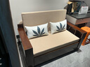 塞纳春天沙发床两用实木推拉现代简约沙发床可折叠沙发床多功能储物沙发 1.45m椰棕款【1个储物箱】 实拍图