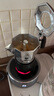 比乐蒂（Bialetti）【官方正品】摩卡壶 双阀高压手冲咖啡壶意式浓缩手动咖啡机送礼 2杯份+4.0电陶炉(深空灰) 100ml 实拍图