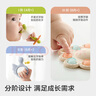 babycare宝宝分阶动物牙胶磨牙咬咬胶婴儿玩具液态硅胶牙胶三件套 实拍图