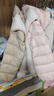 巴拉巴拉童装儿童羽绒服两件套男童女童宝宝冬装连帽外套 红白色调00361 130 充绒量46g 实拍图