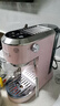 德龙（Delonghi）咖啡机 意式家用半自动15Bar泵压冷萃咖啡 软触屏手动奶泡自动停流小巧金属机身 吉拉朵系列 EC890 .PR追光粉 即时加热 自动关机 专业蒸汽细杆拉花 实拍图