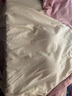 100%纯棉睡衣上衣女带胸垫睡衣夏季短袖薄大码t恤休闲外穿家居服 粉色袖 L （95-115斤） 实拍图