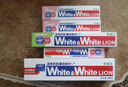 狮王WhiteWhite小苏打小牙膏正装5支+试用装3支+牙刷2只套装 实拍图