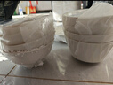 浩雅浩雅釉下彩景德镇陶瓷餐具面碗汤碗纯白6英寸高脚面碗4个装 实拍图