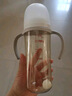 贝亲（Pigeon）自然离乳 PPSU重力球吸管奶瓶 双把手直饮杯 330mL 12月+ AA253 实拍图