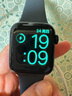 Apple/苹果 Watch SE 智能手表GPS+蜂窝款40毫米午夜色铝金属表壳午夜色运动型表带S/M MXHK3CH/B 实拍图