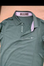 七匹狼短袖T恤男夏季商务保罗衫POLO冰爽抗菌翻领打底衫男装冰丝凉感 豆绿色-5A抗菌冰爽透气 4XL (190) 实拍图