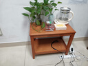 爱必居实木边桌边几茶几桌客厅小方桌小桌子矮桌多用途简约 樱桃木色 实拍图