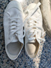 无印良品（MUJI）男女通用不易疲劳不易沾水运动鞋无性别男款女款鞋子小白鞋帆布鞋 浅灰色 41 /255mm（尺码偏大拍小一码） 实拍图