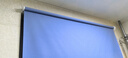派友拉珠卷帘窗帘免打孔升降遮光防水卫生间厨房卧室办公室阳台遮阳帘 浅蓝双面同色半遮光 平米 实拍图
