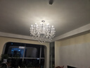 梵帝卡罗欧式水晶灯法式客厅别墅洋房灯具餐厅灯酒店婚庆蜡烛水晶灯婚房灯 18头-直径100*高90CM-三色 实拍图