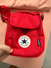 匡威（Converse）官方 Crossbody 2男女经典贴片时尚斜挎小包10020540 10020540-A08/红色 OSFA 实拍图