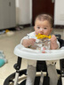 godmy婴儿学步车防o型腿防侧翻可折叠助步车多功能宝宝加高手推车 黑白银管-高度可调/可折叠 实拍图