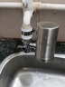 净水器不锈钢水龙头净水机家用自来水龙头过滤器前置过滤器去除余氯水垢 不锈钢机身-陶瓷款（1机1芯） 实拍图