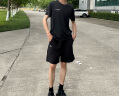 安踏运动五分裤男2025夏季新款宽松薄款直筒速干透气带拉链运动短裤 【夏季五分速干热卖】基础黑-4 L /175cm (适合130-150斤) 实拍图