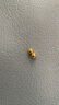 金小貅黄金转运珠足金999大金珠8mm顶珠散珠手串diy金珠子豆豆金送礼 0.98g,大金珠【多退少补】 实拍图