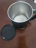 THERMOS膳魔师保温杯马克咖啡杯440ml带盖茶杯男女情侣水杯子TCDG-451 BK 实拍图