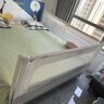 丸丫婴儿床围栏宝宝防摔防护栏床边防掉档板免打孔加固床头杆三面装 实拍图