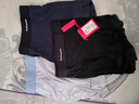 猫人男士内裤男春夏冰丝无痕抑菌速干凉爽平角四角短裤头3条装 黑色+深蓝+浅灰 3条 2XL 实拍图
