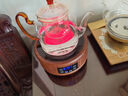 扬器 加厚全玻璃蒸茶壶 黑茶普洱蒸茶器烧水养生壶电陶炉纯玻璃煮茶壶 家用耐高温蒸汽壶泡茶壶 B款实心双胆壶【1.3L】 实拍图