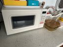 美的（Midea）小滋味系列微波炉变频家用奶油风百搭复古转盘式一级能效微波炉以旧换新20L（M2H2） 实拍图