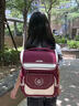迪士尼（disney）书包小学生1-3年级护脊减负大容量儿童透气背包双肩包 草莓熊款 实拍图