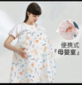 心楠哺乳巾外出喂奶衣遮挡布遮盖巾不易走光哺乳衣母乳遮羞罩围裙神器 海底世界（含网纱） 70*100cm 实拍图