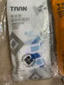 TAAN泰昂儿童羽毛球运动袜加厚毛巾底棉袜T609 白蓝白橙2双装 实拍图