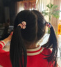 杜缇皮筋 高弹力女儿童韩版长绳双头发绳彩色发圈小女孩扎头发头绳 浅粉双头爆珠5根盒装 实拍图