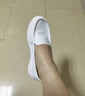 回力护士鞋女秋冬软底休闲单鞋小白鞋女鞋轻便止滑舒适平底医护鞋子 0026白色（正常尺码） 【雕花镂空款】 35 实拍图