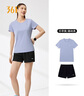 361°跑步运动套装女士春夏季衣服新款速干短袖短裤两件套662524001H-3 实拍图