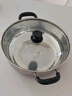 美厨（maxcook）304不锈钢火锅26cm 汤锅电磁炉火锅复底带盖 送一对火锅勺MH-26 实拍图