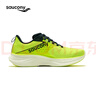 Saucony索康尼驭途17跑鞋男减震透气训练鞋跑步运动鞋子RIDE17 荧光绿兰220 42 实拍图