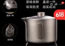 容山堂纯钛户外旅行茶具快客杯露营泡茶器便携式泡茶壶家用一人茶具 纯钛旅行泡茶壶-竖耳 实拍图