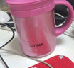 虎牌（TIGER）保温保冷水杯茶滤网杯男女办公杯CWM-A035-PH亮炫粉色350ml 实拍图
