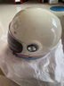 BELL复古头盔BULLITT布利特男女赛车骑行碳纤维安全四季摩托机车全盔 Bullitt-复古红蓝条纹【新配色】 XL码(适合57-58cm头围) 实拍图