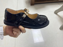 斯纳菲女童皮鞋春秋儿童玛丽珍皮鞋珍珠公主鞋舒适表演鞋单鞋鸢尾黑33 实拍图