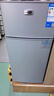 志高双门冰箱小型出租房宿舍双开门冷藏冷冻一级能效家用大容量办公室电冰箱二门微霜 【发泡加厚】82L银色【高效保鲜 铜管速冷】 实拍图