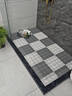 浴室防滑垫老人洗澡防摔地垫淋浴房脚垫防滑垫卫生间防水防滑全铺 浅灰+白色 30cm*30cm4件数【4片】 实拍图
