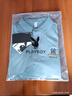 花花公子（PLAYBOY）高档100%纯棉夏季短袖t恤男士高档翻领polo衫透气吸汗休闲上衣 短袖YW7702蓝色 XL 175建议135-150斤 实拍图