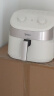 美的（Midea）全自动空气炸锅家用 不用翻面 宽口实用大容量 蒸汽嫩烤 易用旋钮控时温 金属内腔 6L KZE6017 实拍图
