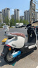 立马电动摩托车MINI 80公里长续航1200W电机60V20Ah铅酸电池外卖家用舒适出行电动车 梦幻白 实拍图